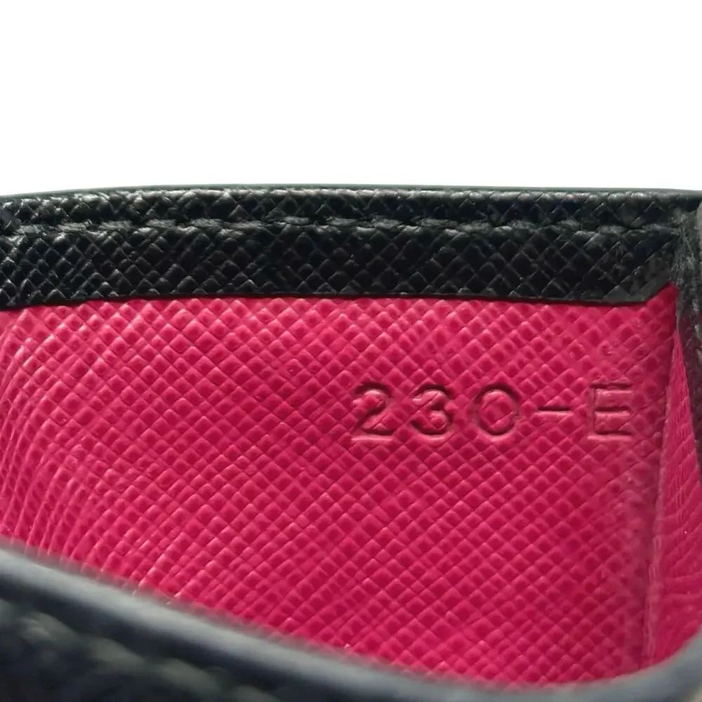 Prada Multicolor Saffiano Cardholder Wallet